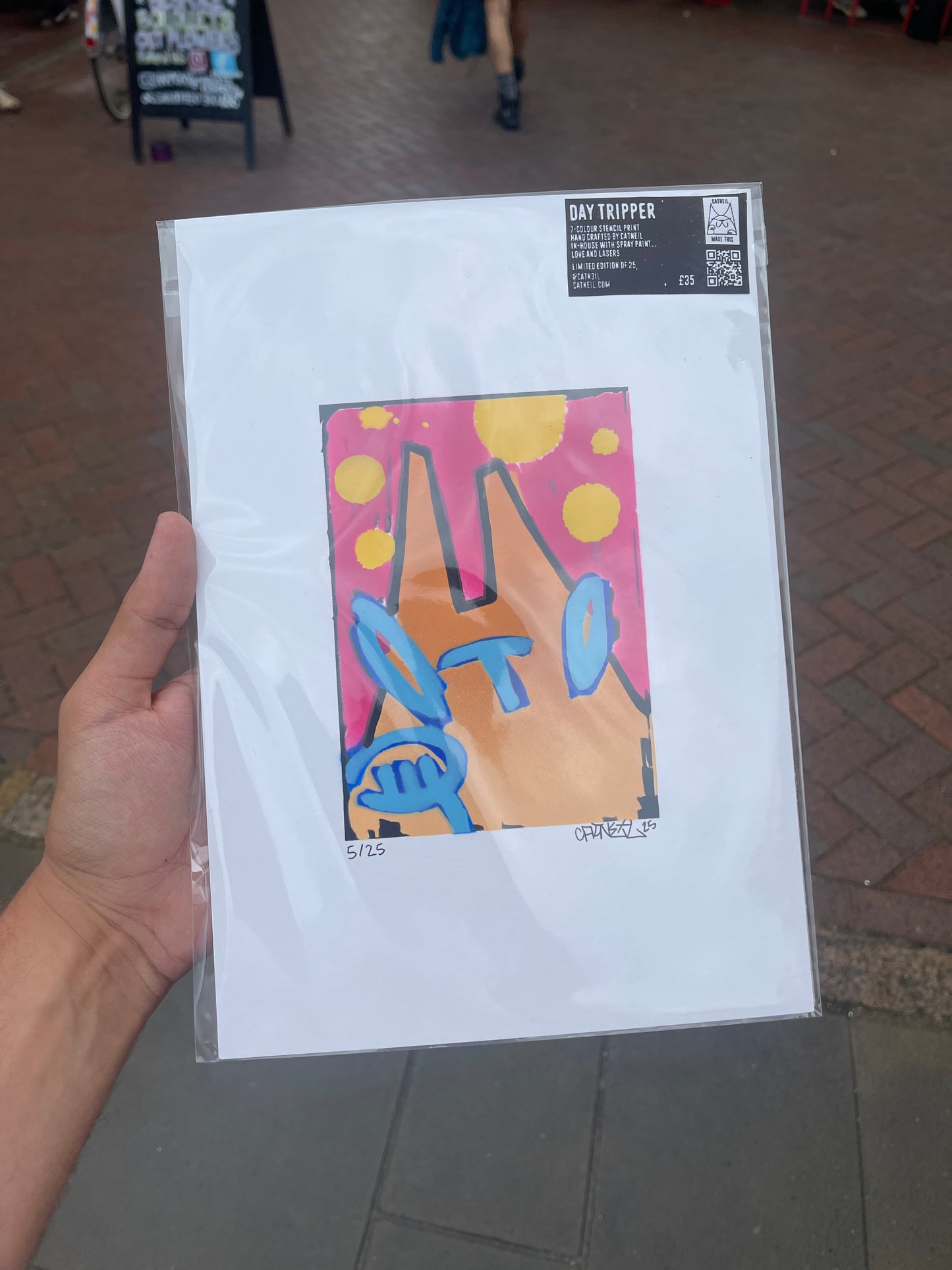 Day Tripper - Stencil Print